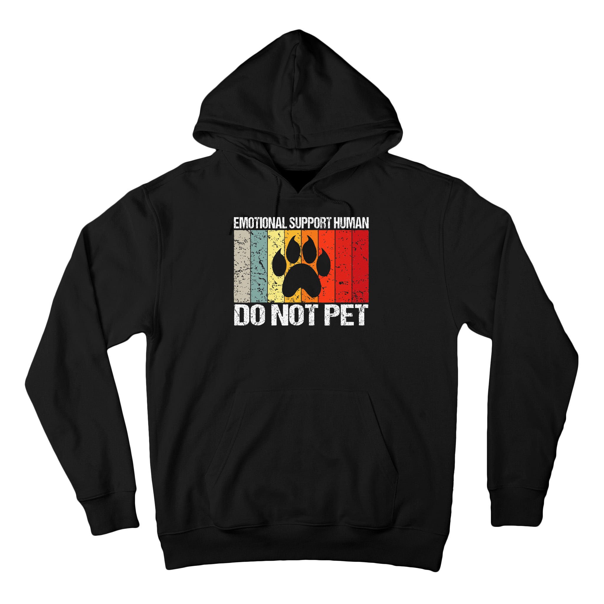 Emotional Support Husband Do Not Pet Tall Hoodie