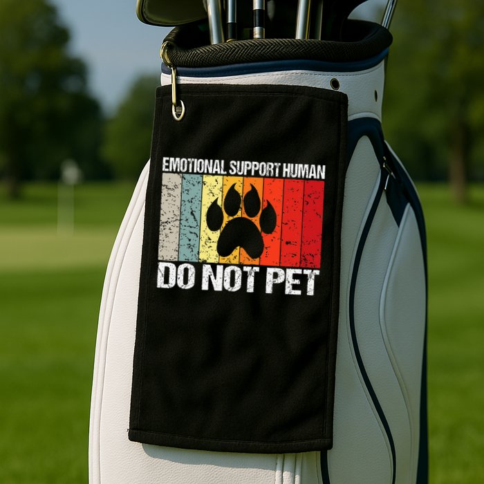 Emotional Support Husband Do Not Pet Golf Towel