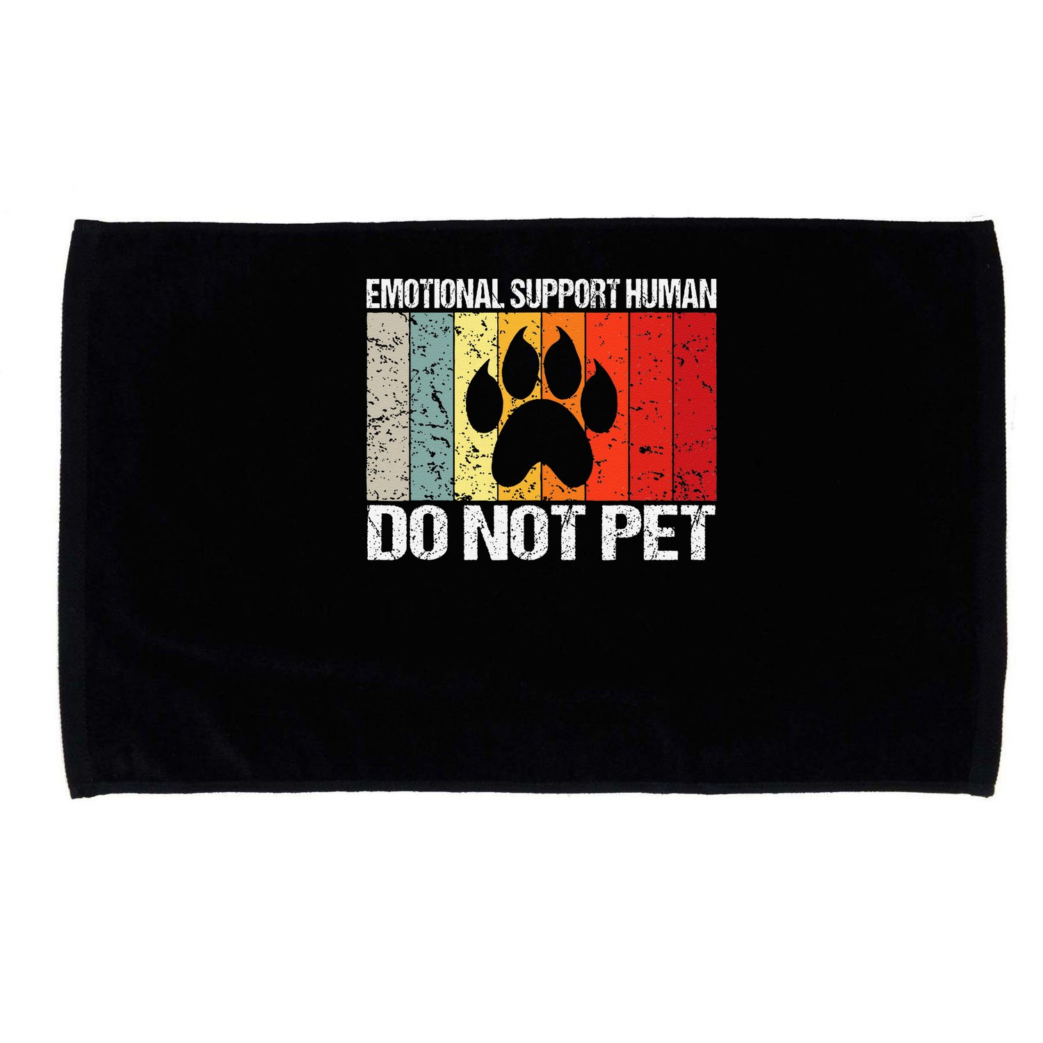Emotional Support Husband Do Not Pet Microfiber Hand Towel