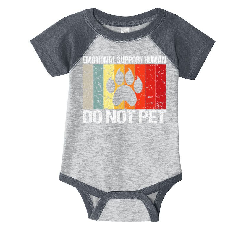 Emotional Support Husband Do Not Pet Infant Baby Jersey Bodysuit