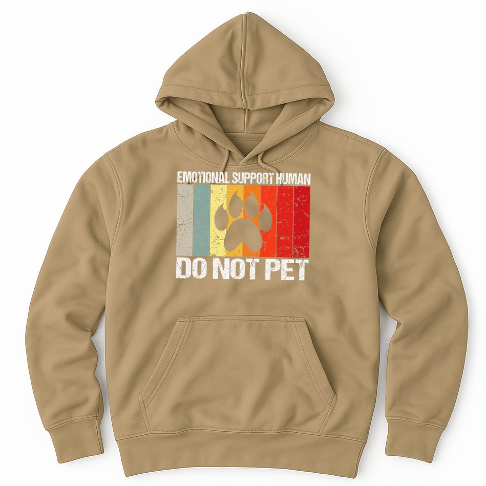 Emotional Support Husband Do Not Pet Hoodie