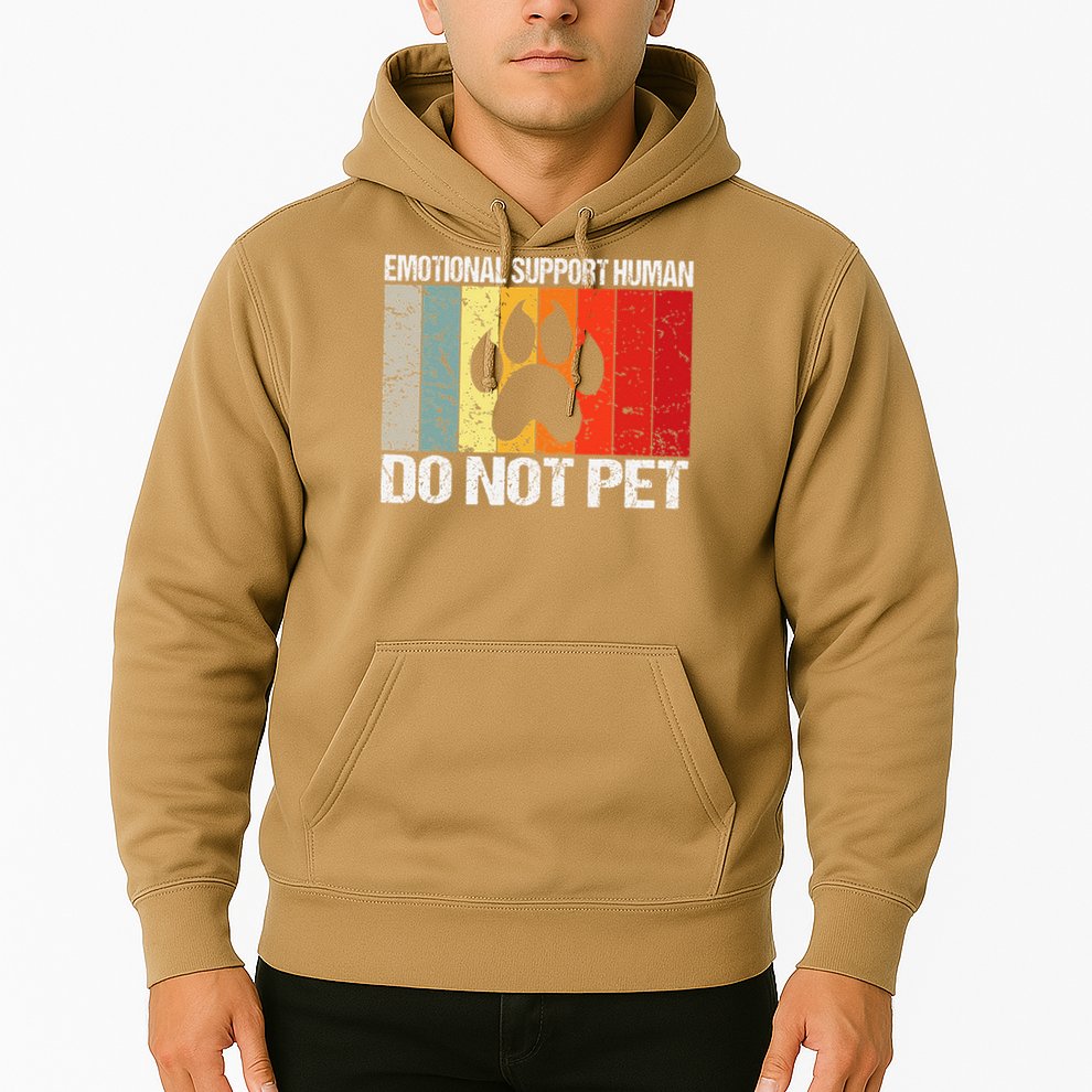 Emotional Support Husband Do Not Pet Hoodie