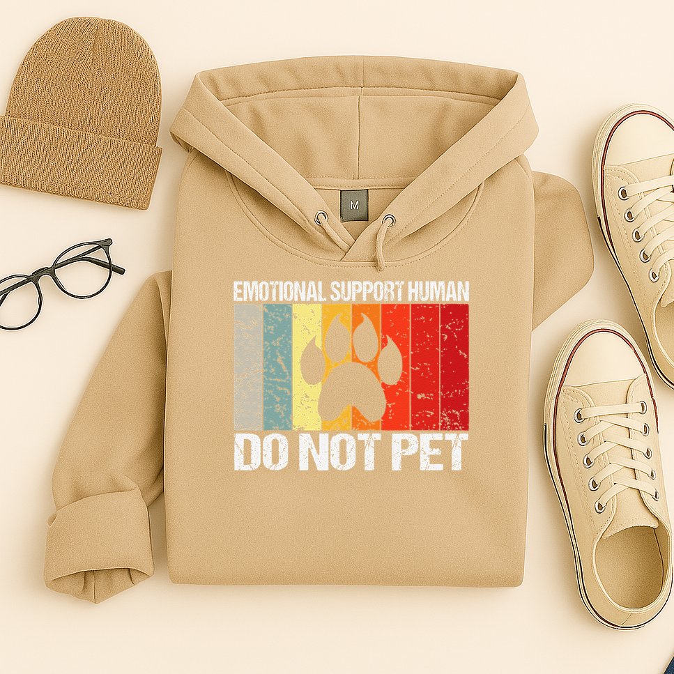 Emotional Support Husband Do Not Pet Hoodie