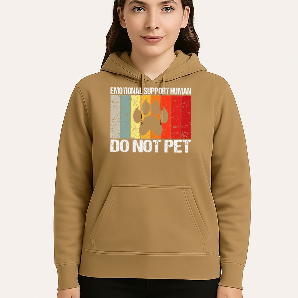 Emotional Support Husband Do Not Pet Hoodie