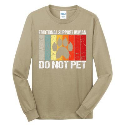 Emotional Support Husband Do Not Pet Tall Long Sleeve T-Shirt
