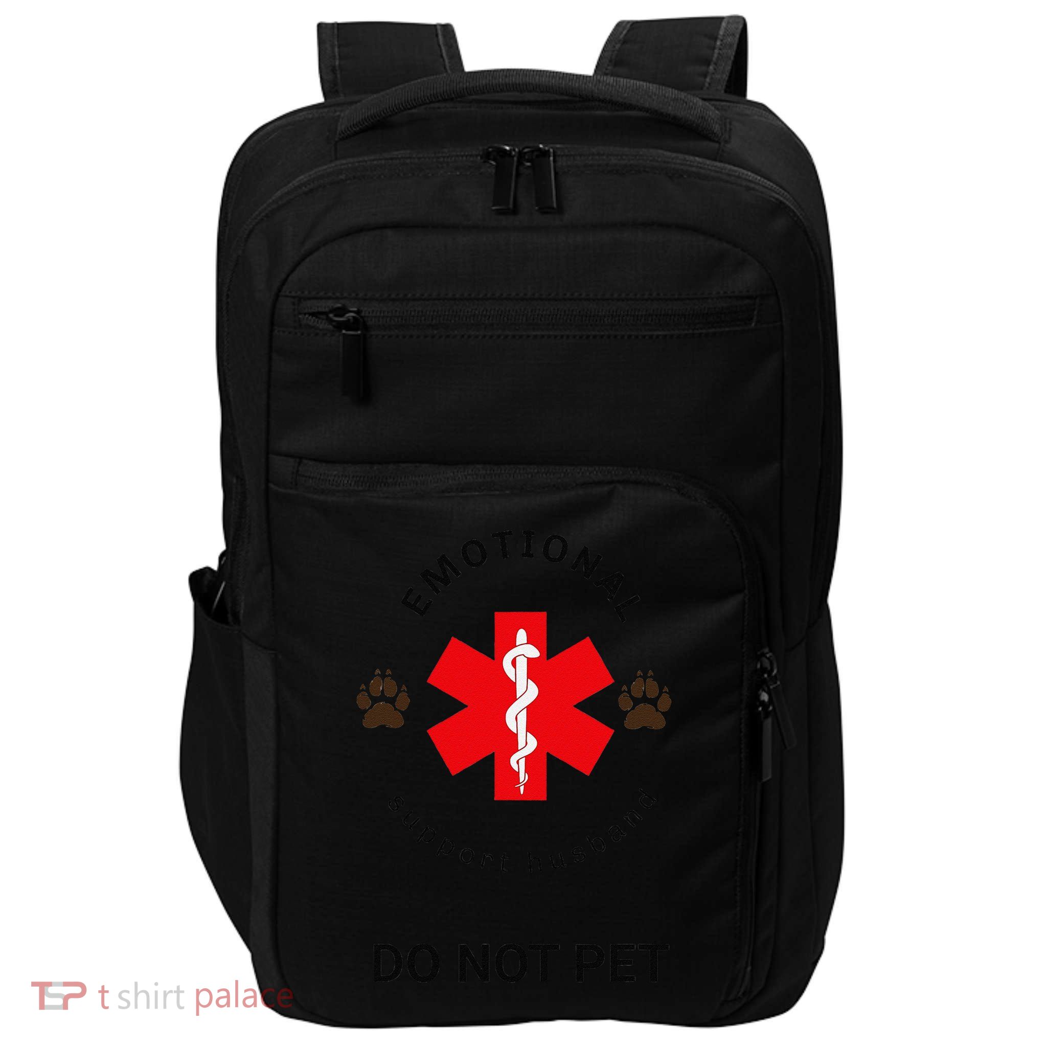 Emotional Support Husband Do Not Pet Impact Tech Backpack