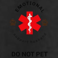 Emotional Support Husband Do Not Pet Adult Drive Performance Visor