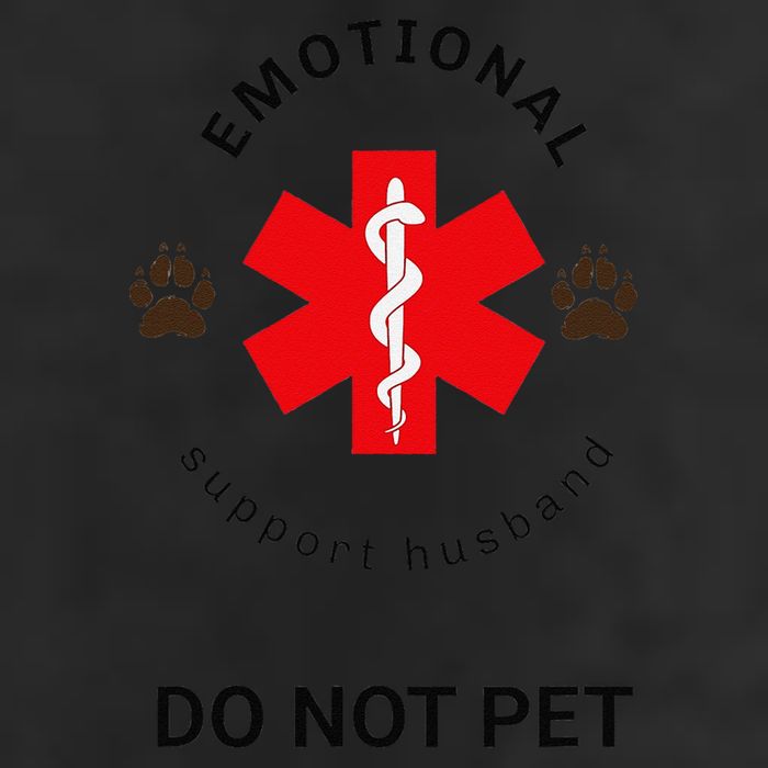 Emotional Support Husband Do Not Pet 25L Jumbo Tote