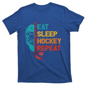 Eat Sleep Hockey Repeat Christmas For Ice Hockey T-Shirt