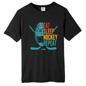 Eat Sleep Hockey Repeat Hockey Ice Hockey Tall Fusion ChromaSoft Performance T-Shirt