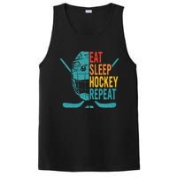 Eat Sleep Hockey Repeat Hockey Ice Hockey PosiCharge Competitor Tank