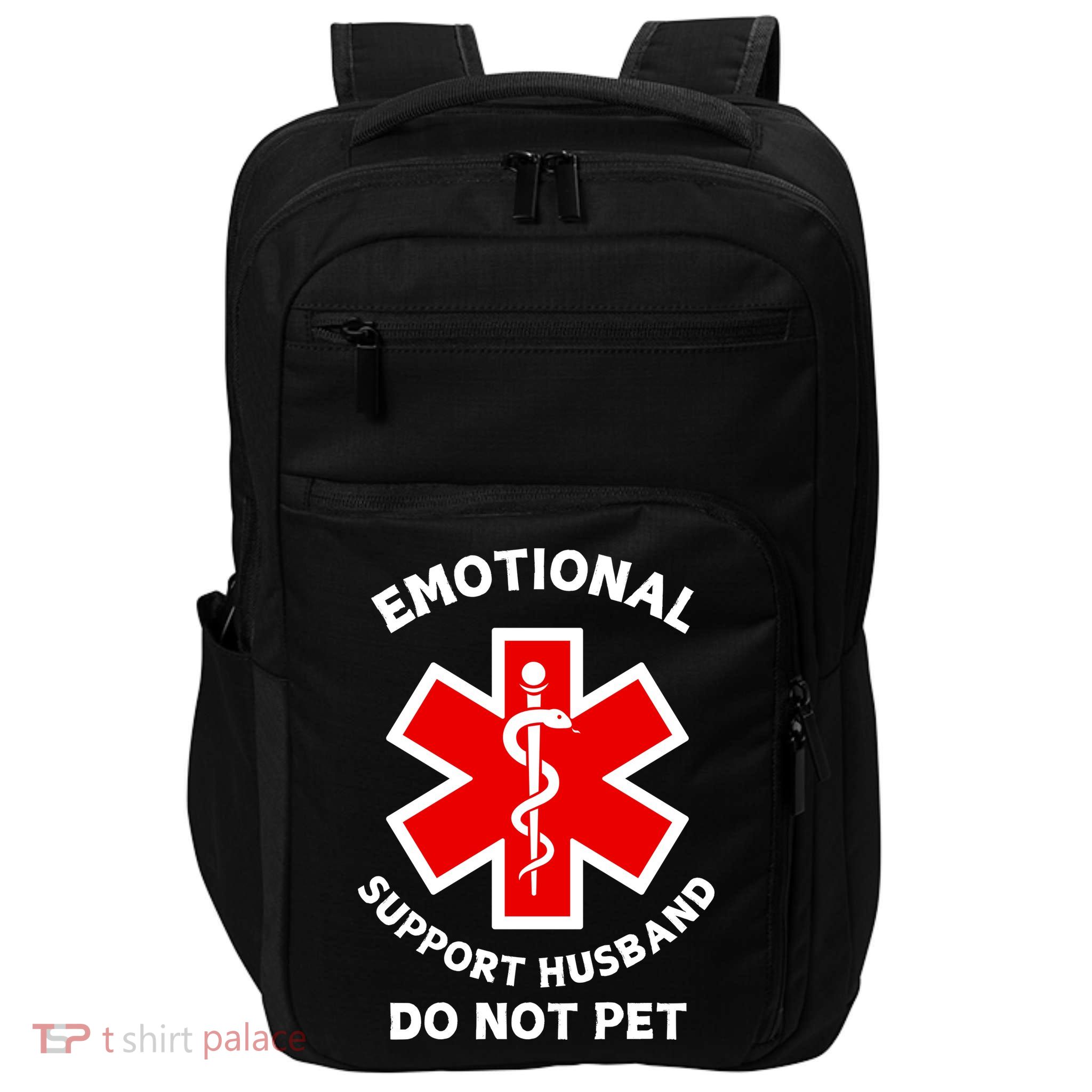Emotional Support Husband Do Not Pet Impact Tech Backpack