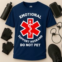 Emotional Support Husband Do Not Pet Performance Shirt