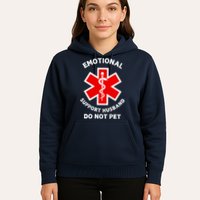 Emotional Support Husband Do Not Pet Hoodie