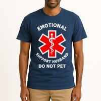 Emotional Support Husband Do Not Pet Tall T-Shirt
