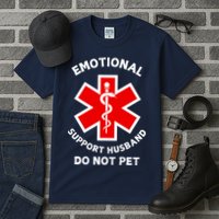 Emotional Support Husband Do Not Pet Tall T-Shirt