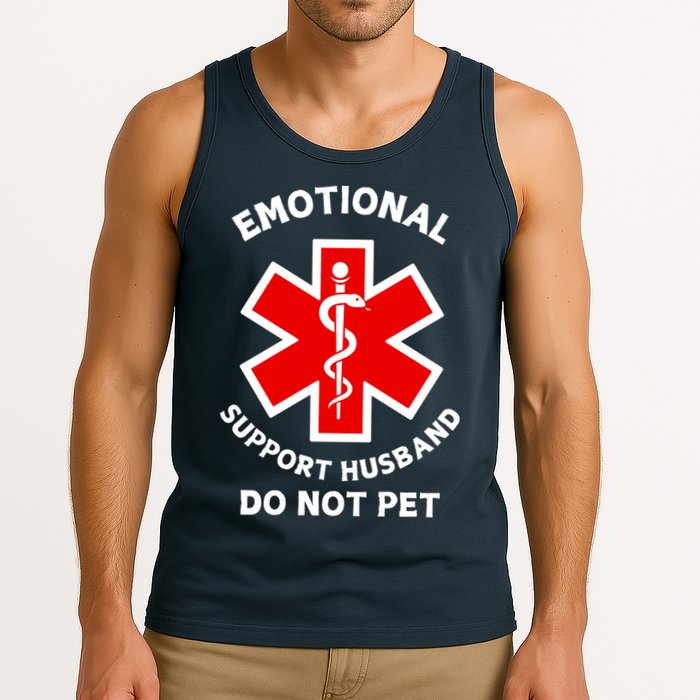 Emotional Support Husband Do Not Pet Tank Top