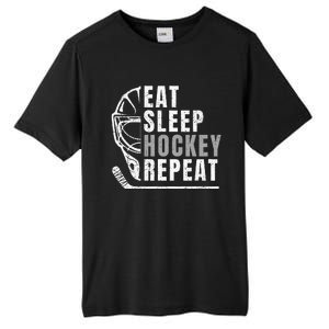 Eat Sleep Hockey Repeat Tall Fusion ChromaSoft Performance T-Shirt