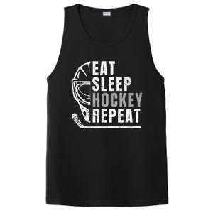 Eat Sleep Hockey Repeat PosiCharge Competitor Tank