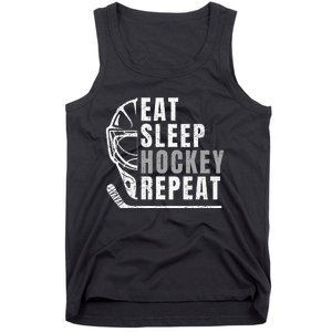 Eat Sleep Hockey Repeat Tank Top