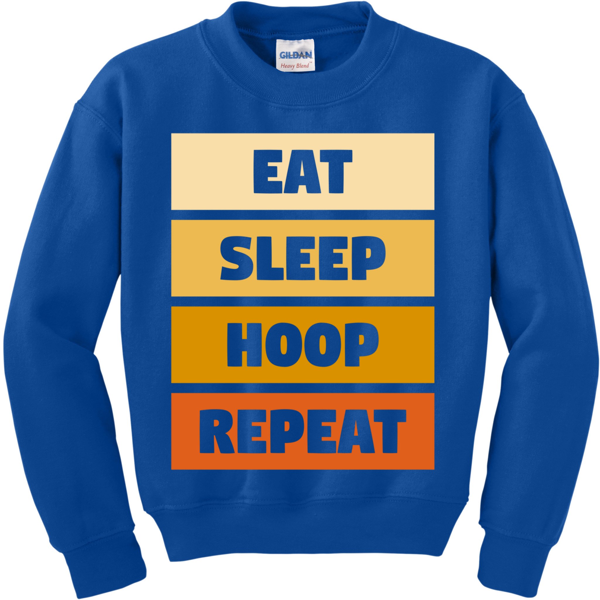 Eat Sleep Hula Repeat Fitness Gym Workout Meaningful Gift Kids Sweatshirt