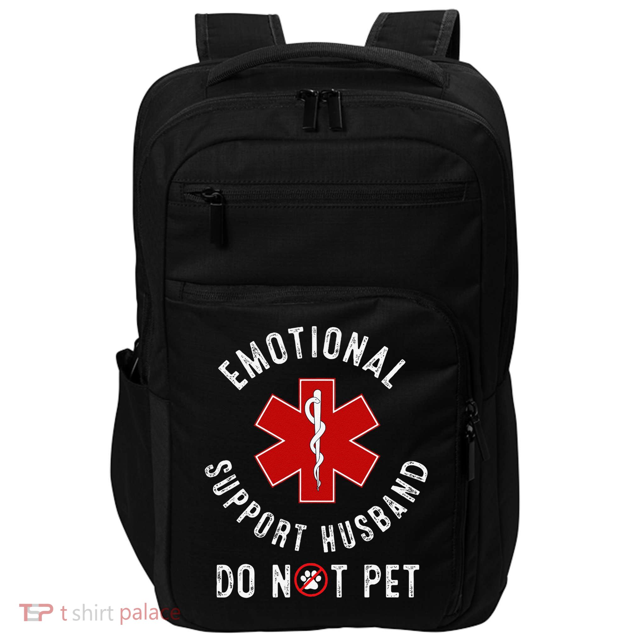 Emotional Support Husband Do Not Pet Impact Tech Backpack