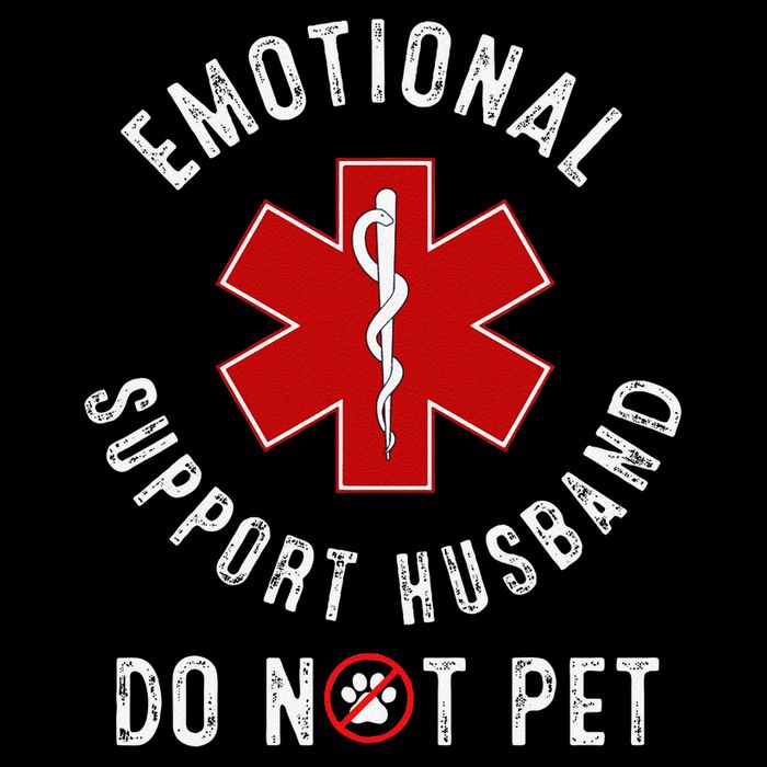 Emotional Support Husband Do Not Pet 16 in Basic Backpack