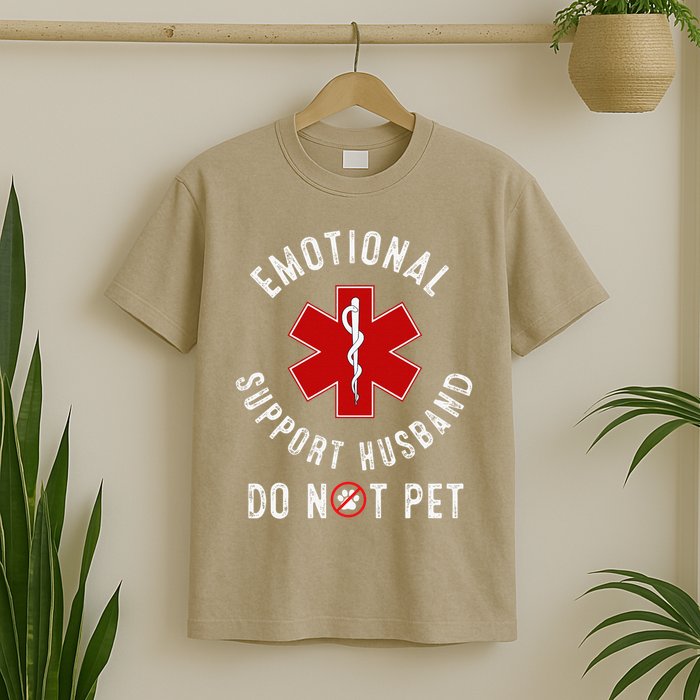 Emotional Support Husband Do Not Pet T-Shirt