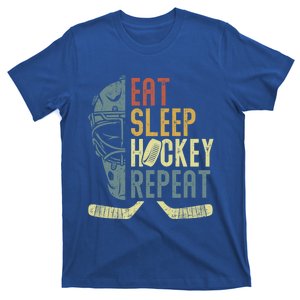 Eat Sleep Hockey Repeat Christmas Teen Adult Hockey Great Gift T-Shirt