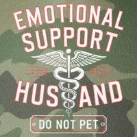Emotional Support Husband Do Not Pet Legacy Tie Dye Trucker Hat