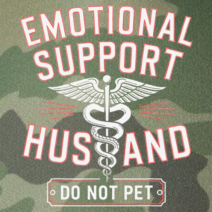 Emotional Support Husband Do Not Pet Legacy Tie Dye Trucker Hat
