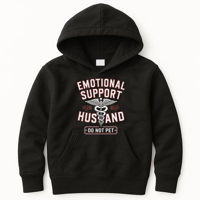 Emotional Support Husband Do Not Pet Kids Hoodie