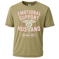 Emotional Support Husband Do Not Pet Cooling Performance Crew T-Shirt