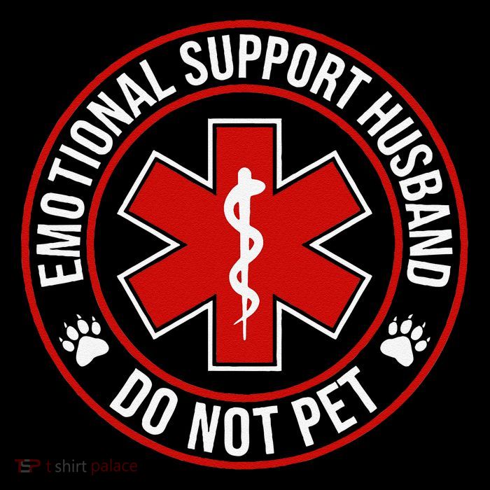 Emotional Support Husband Do Not Pet Sweatshirt