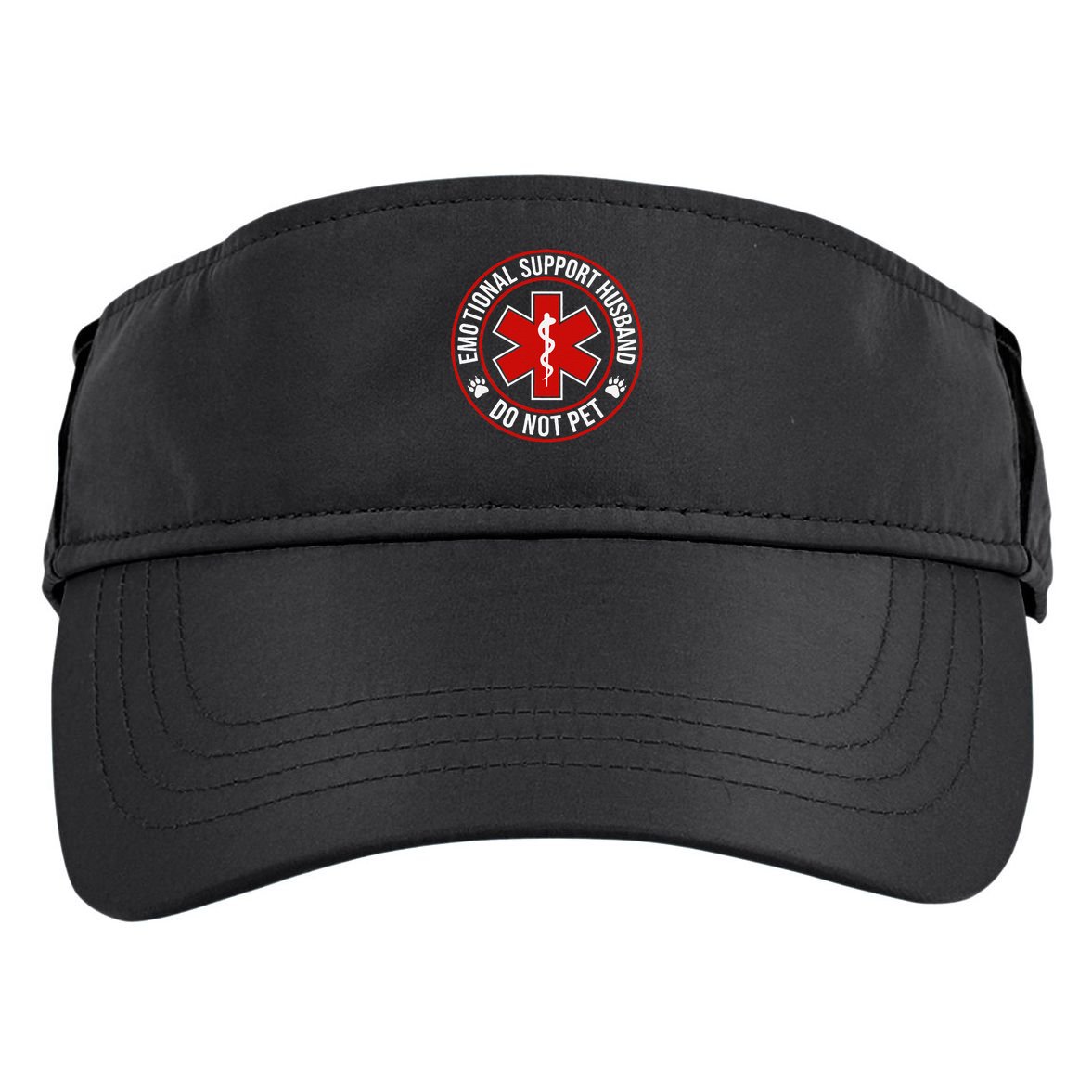 Emotional Support Husband Do Not Pet Adult Drive Performance Visor