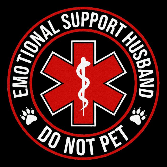 Emotional Support Husband Do Not Pet Visor