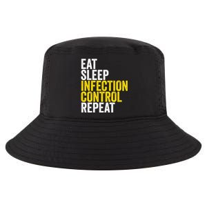 Eat Sleep Infection Control Repeat Funny Public Health Nurse Gift Cool Comfort Performance Bucket Hat