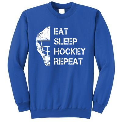 Eat Sleep Ice Hockey Repeat Christmas Birthday Funny Gift Sweatshirt