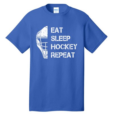 Eat Sleep Ice Hockey Repeat Christmas Birthday Funny Gift Tall T-Shirt