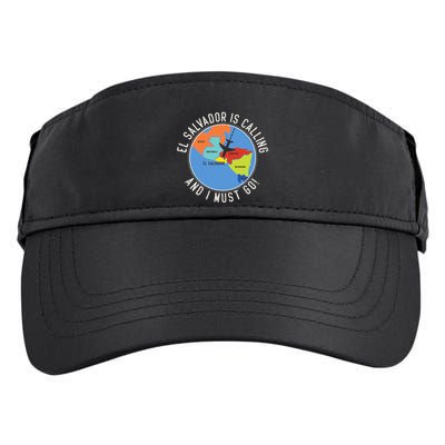 El Salvador Is Calling And I Must Go El Salvador Map Adult Drive Performance Visor