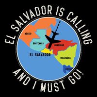 El Salvador Is Calling And I Must Go El Salvador Map Bucket Hat
