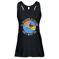 El Salvador Is Calling And I Must Go El Salvador Map Ladies Essential Flowy Tank