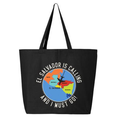 El Salvador Is Calling And I Must Go El Salvador Map 25L Jumbo Tote