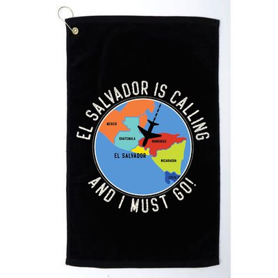 El Salvador Is Calling And I Must Go El Salvador Map Golf Towel