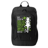 Eat Sleep Irish Dance Irish Dancer Ceili Reel Dance Feis City Backpack