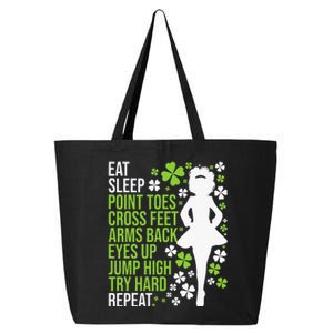 Eat Sleep Irish Dance Irish Dancer Ceili Reel Dance Feis 25L Jumbo Tote