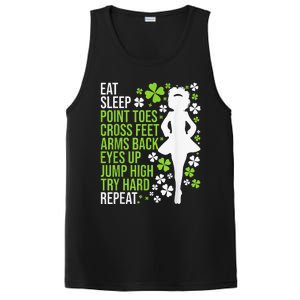 Eat Sleep Irish Dance Irish Dancer Ceili Reel Dance Feis PosiCharge Competitor Tank