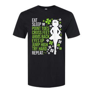 Eat Sleep Irish Dance Irish Dancer Ceili Reel Dance Feis Softstyle CVC T-Shirt