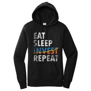 Eat Sleep Invest Repeat Investment Trading Women's Pullover Hoodie