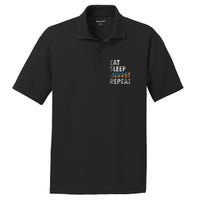 Eat Sleep Invest Repeat Investment Trading PosiCharge RacerMesh Polo